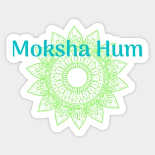 Moksha Hum Sanskrit Mantra Sticker